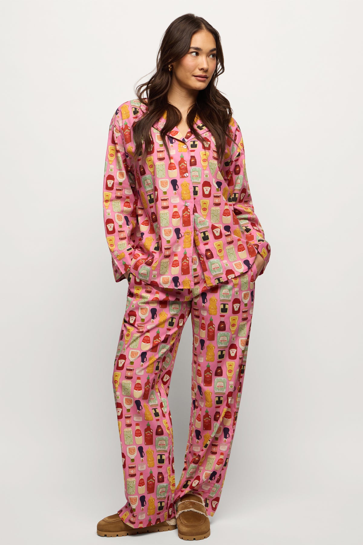 Savory Sauces Long Pajama Set