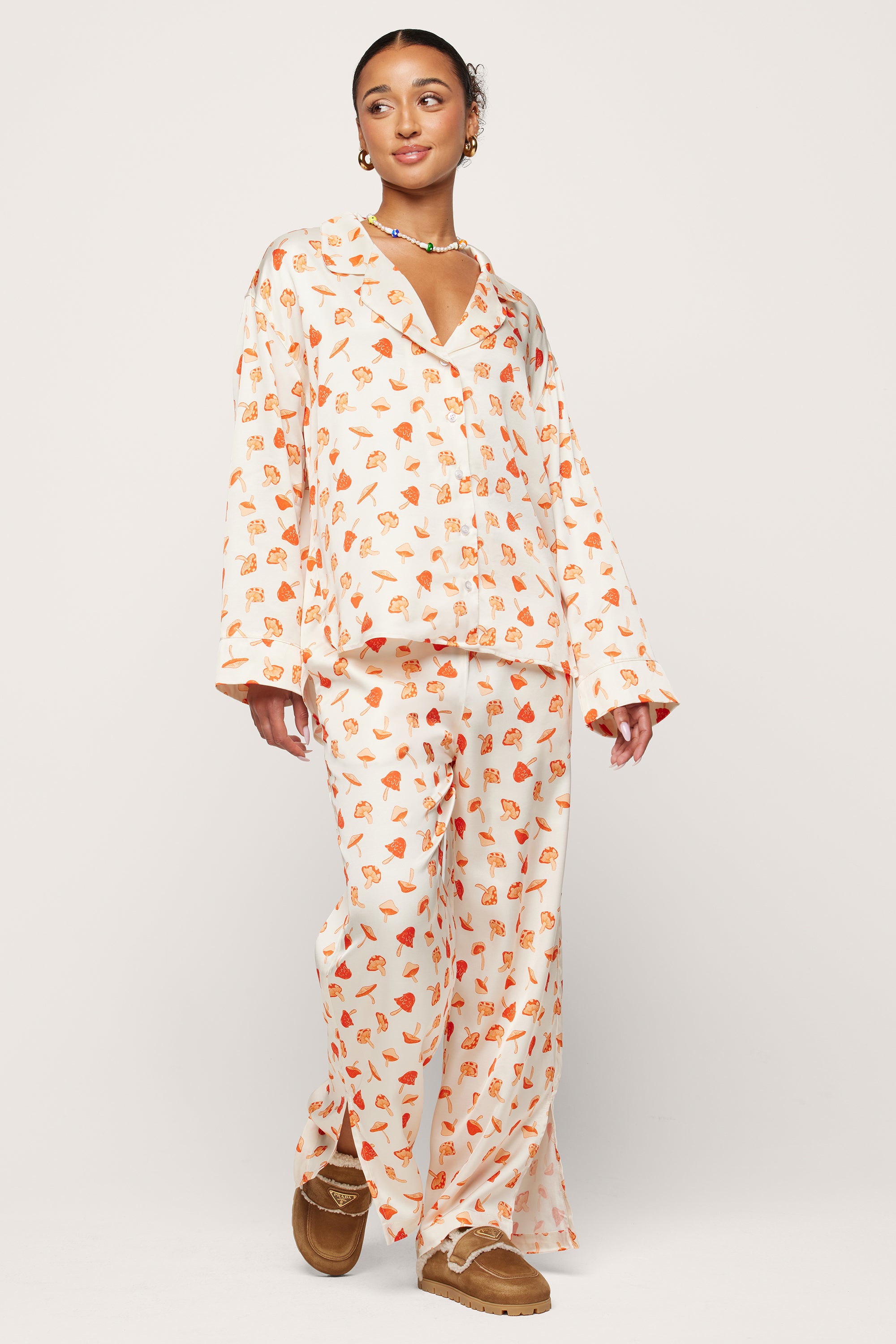 'Shrooms Long Pajama Set