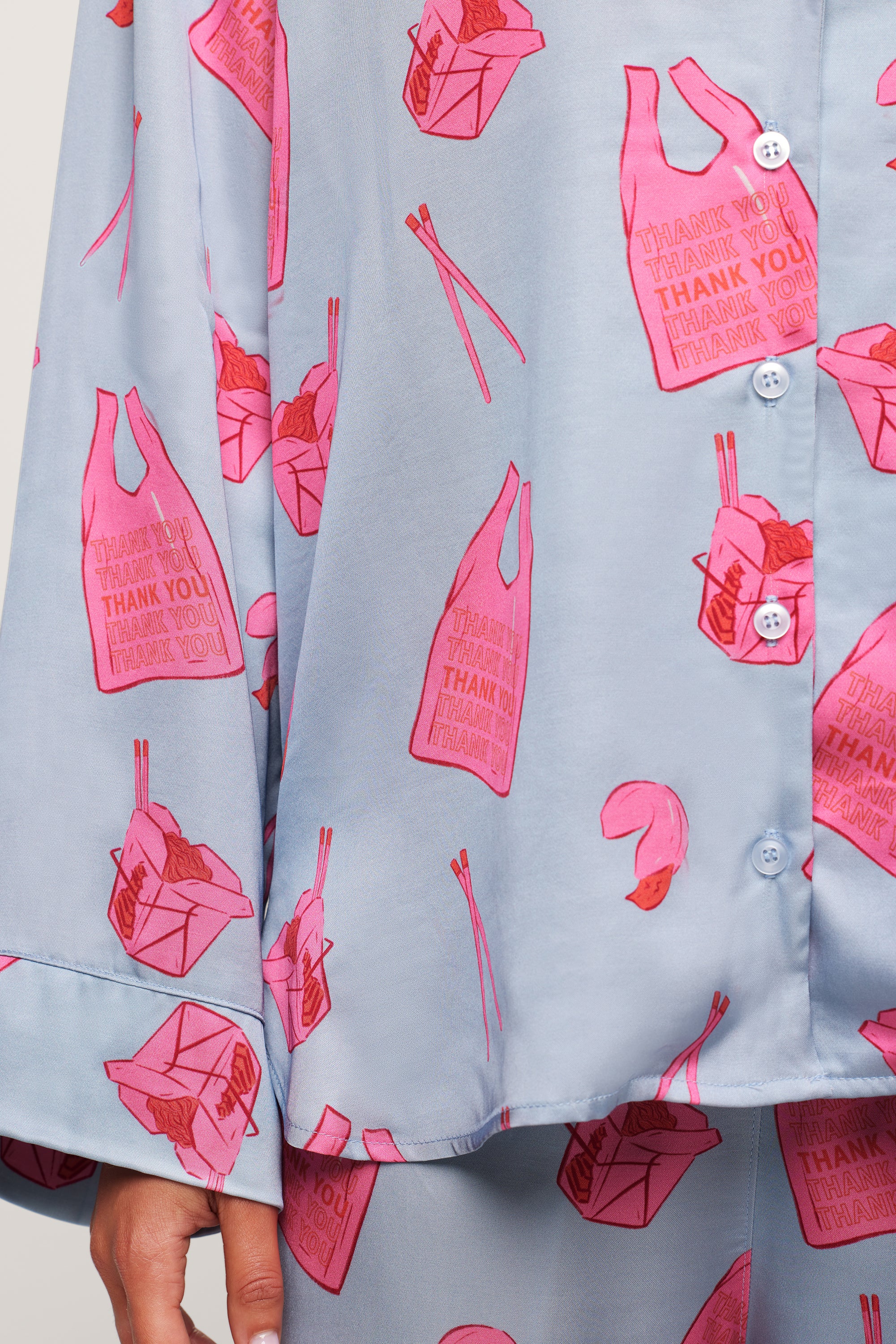 Takeout Long Pajama Set - Stylish & Comfortable Sleepwear | Neendi